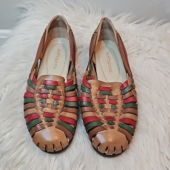 Softspots Women's Trinidad Flat Shoes Multicolor - Picture 1 of 6